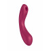 Вакуумный вибратор с тройной стимуляцией Satisfyer Curvy Trinity 1, бордовый