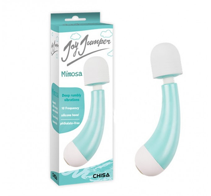 Вибратор-микрофон универсальный Chisa Joy Jumper Mimosa, бирюза
