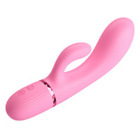 Вібратор-кролик PRETTY LOVE Marski рожевий, 18 х 3.6 см
