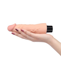 Вібратор реалістичний Lovetoy Real Softee на батарейках, тілесного кольору