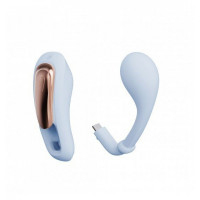 Вибратор в трусики с пультом управления Qingnan No.6 Wireless Control Beige, голубой