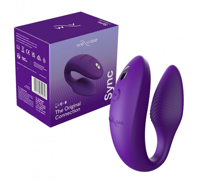 Инновационный смарт вибратор We Vibe Sync 2 Purple для пары, фиолетовый