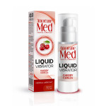 Рідкий вібратор Amoreane Med Liquid Vibrator Cherry з ароматом вишні, 30 мл