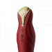 Вібромасажер з фрикціями і управлінням зі смартфона ZALO KING, Wine Red