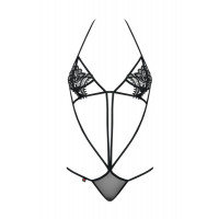Боди Obsessive LUIZA Teddy S/M Black