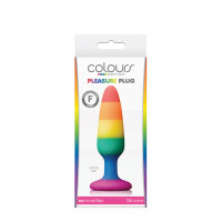 Анальная пробка NS Novelties COLOURS PRIDE EDITION PLEASURE PLUG SMAL