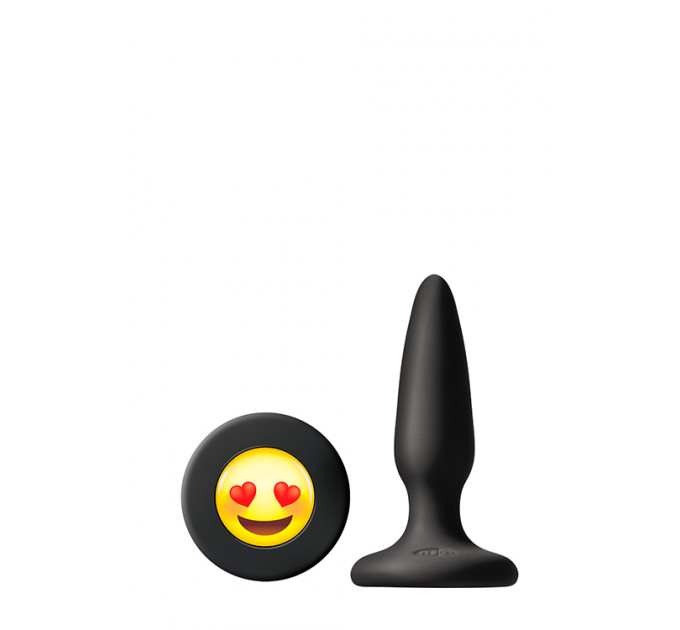 Анальная пробка NS Novelties MOJIS ILY BLACK