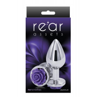 Анальная пробка NS Novelties REAR ASSETS ROSE MEDIUM PURPLE