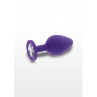 Анальная пробка с кристаллом Toy Joy Diamond Booty Jewel, фиолетовый, Large