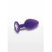 Анальная пробка с кристаллом Toy Joy Diamond Booty Jewel, фиолетовый, Large
