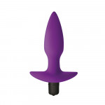 Анальна пробка з вібрацією Mai Attraction, фіолетова