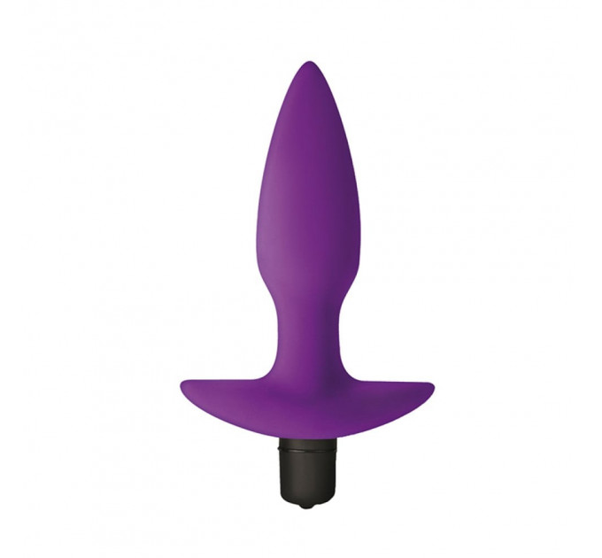 Анальна пробка з вібрацією Mai Attraction, фіолетова