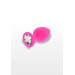 Анальная пробка Toy Joy Diamond Booty Jewel с камнем, розовый, Medium
