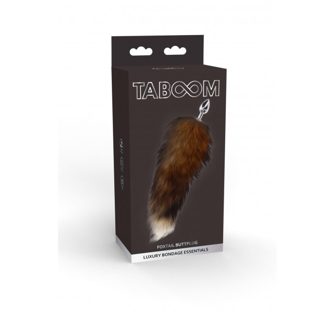 Анальный хвост с металлической пробкой Foxtail Buttplug TABOOM