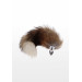 Анальный хвост с металлической пробкой Foxtail Buttplug TABOOM