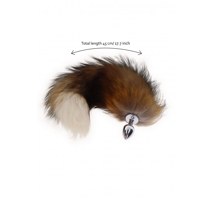 Анальный хвост с металлической пробкой Foxtail Buttplug TABOOM