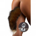 Анальный хвост с металлической пробкой Foxtail Buttplug TABOOM