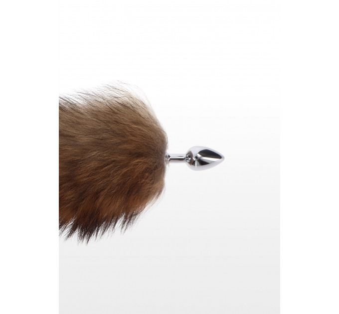 Анальный хвост с металлической пробкой Foxtail Buttplug TABOOM
