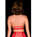 Бюстгальтер открытый OhMyG! Paris Half Bra кружевной, красный, L-XL
