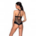 Боди с халтером и графическим узором Amanda Body black S/M-Passion