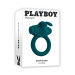 Ерекційне кільце з віброкулею Evolved Playboy Bunny Buzzer, зелене