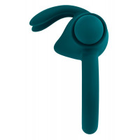 Эрекционное кольцо с вибропулей Evolved Playboy Bunny Buzzer, зеленое