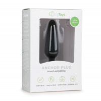 Анальна пробка Buttplug чорна, L