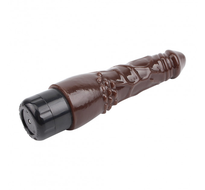 Фаллоимитатор реалистичный Chisa RUBICON на батарейках, коричневый
