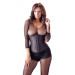 Корсет с открытым бюстом, L, Cottelli Collection Party Corset Open Cup на талию, черный