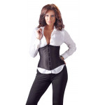 Корсет с открытым бюстом, L, Cottelli Collection Party Corset Open Cup на талию, черный