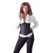 Корсет с открытым бюстом, L, Cottelli Collection Party Corset Open Cup на талию, черный