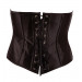 Корсет с открытым бюстом, L, Cottelli Collection Party Corset Open Cup на талию, черный