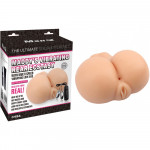 Мастурбатор с вибрацией в виде попы Chisa Man Q Maddy's Vibrating Rear Ecstasy из киберкожи