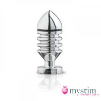 Металевий анальний затор Mystim Hector Helix S