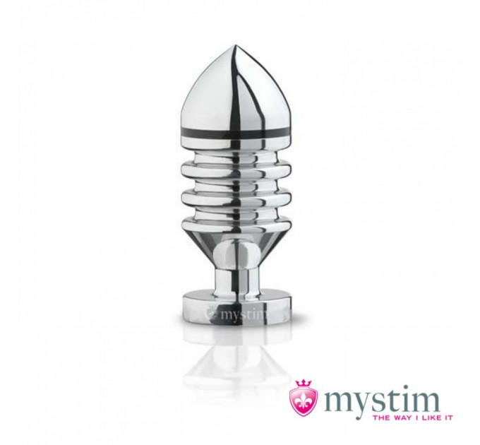 Металевий анальний затор Mystim Hector Helix S