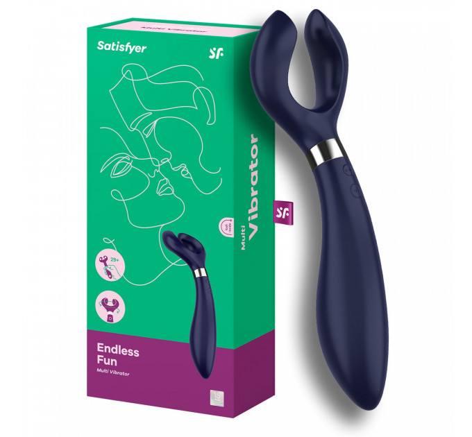 Многофункциональный вибратор Satisfyer Endless Fun Multi, синий