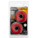 Набір ерекційних кілець STAY HARD Donut RINGS OVERSIZED RED