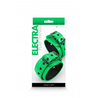 Фиксаторы на ноги NS Novelties Electra Play Things Wrist Cuffs, зеленый неон