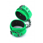 Фиксаторы на ноги NS Novelties Electra Play Things Wrist Cuffs, зеленый неон