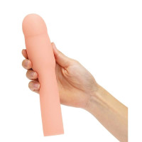 Насадка на пеніс Size-Up Penis Extender з 3 ерекційними кільцями в наборі, бежева