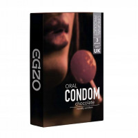 Оральные презервативы EGZO Chocolate со вкусом шоколада (цена за упаковку, 3 шт)
