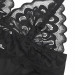 Пеньюар кружевной Star Night с трусиками, черный, XL