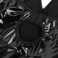 Сукня з чокером, глянсова Star Night Wet Look з імітацією вінілу, чорна, M