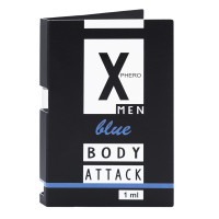 Пробник парфуми з феромонами чоловічі X-PHERO MEN BLUE 1ml. Пробник парфуми з феромонами чоловічі X-PHERO MEN BLUE 1ml.