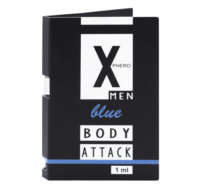 Пробник духи с феромонами мужские X-PHERO MEN BLUE 1ml.