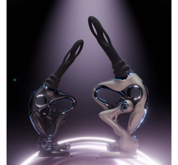 Секс-машина Upko UEROS Nexus Power Black з фрикціями, вібрацією та обертальною стимуляцією, чорна