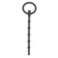 Уретральний рельєфний катетер Sinner, силіконовий, чорний, 16 х 1.8 см