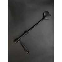 Стек із серцем, БДСМ Candy Hero шкіра, короткий, чорний