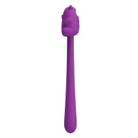 Точечный вибратор для клитора Pretty Love Cute Bear Flirting Stick гнущийся, 13.3 х 1.2 х 2.4 см
