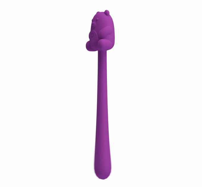 Точковий вібратор для клітора Pretty Love Cute Bear Flirting Stick гнучкий, 13,3 х 1,2 х 2,4 см